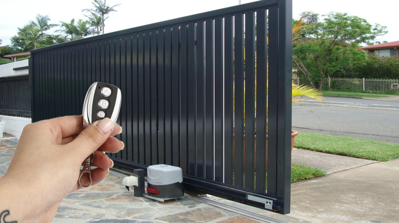 Gate automation with remote control